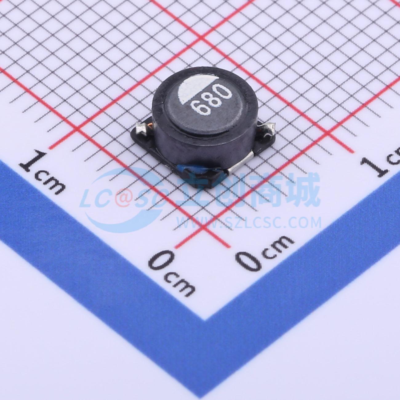 点击查看大图 SMDRS6028-680N实物图