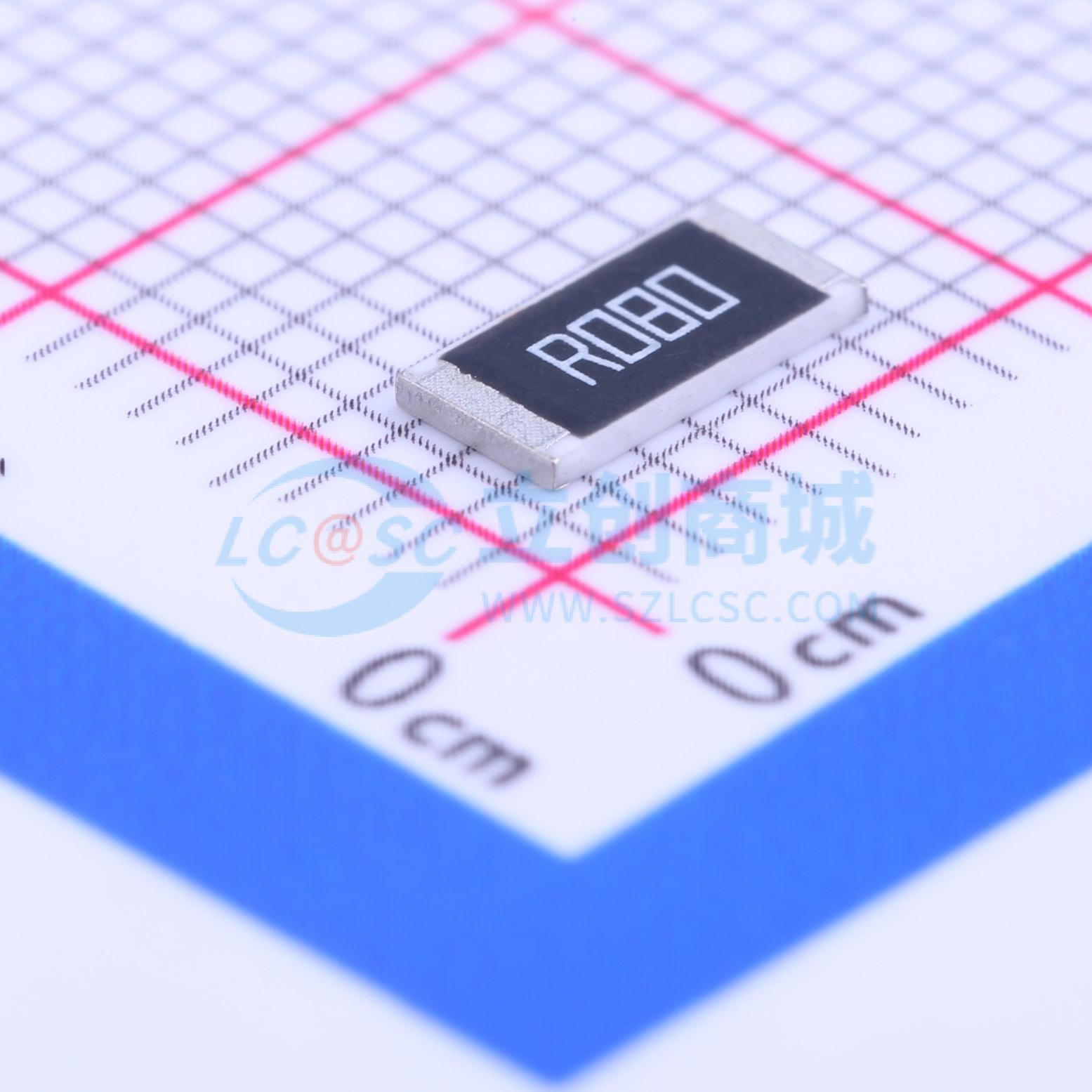 点击查看大图 CR2512JR080E04R实物图