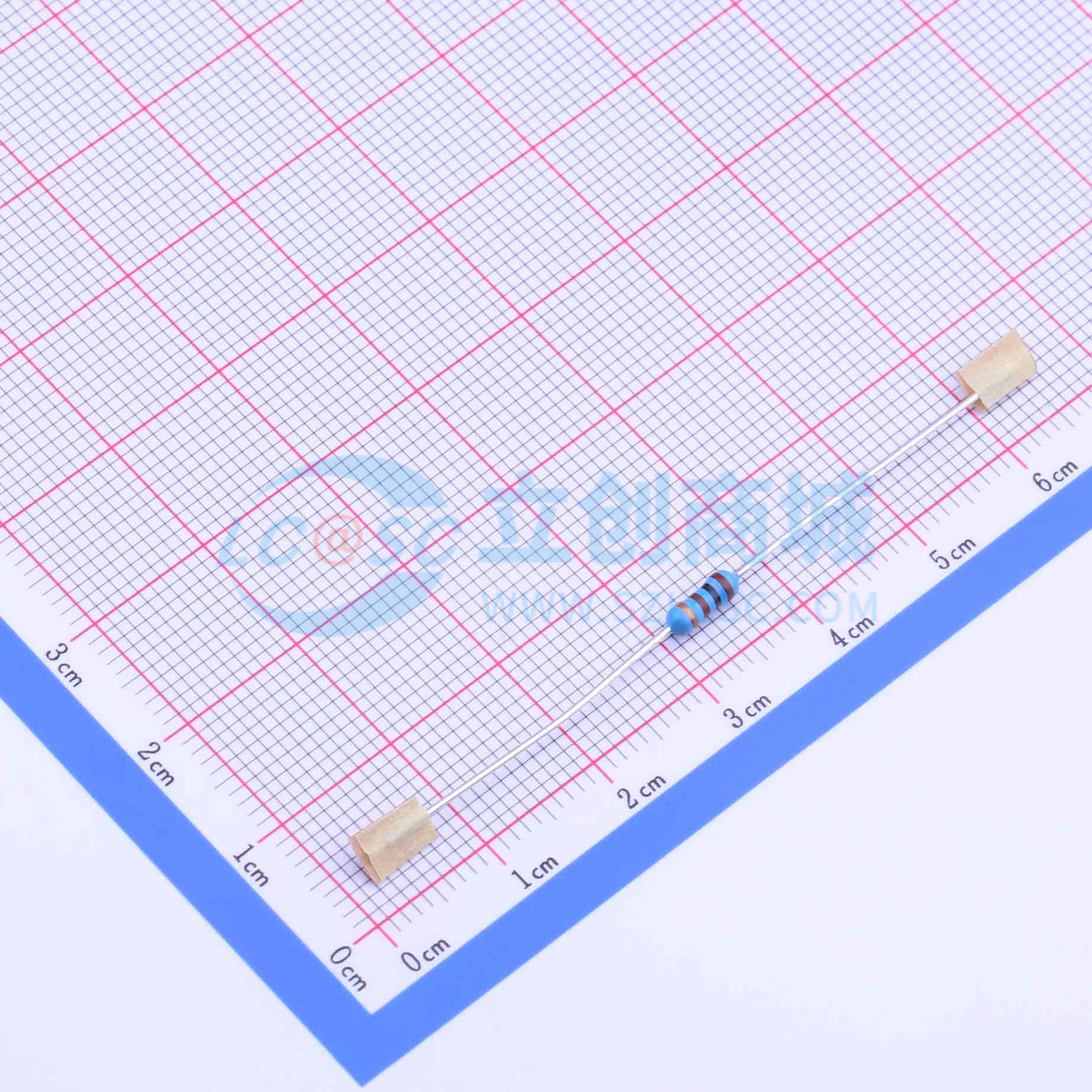 点击查看大图 MFR-25JT-52-100R实物图