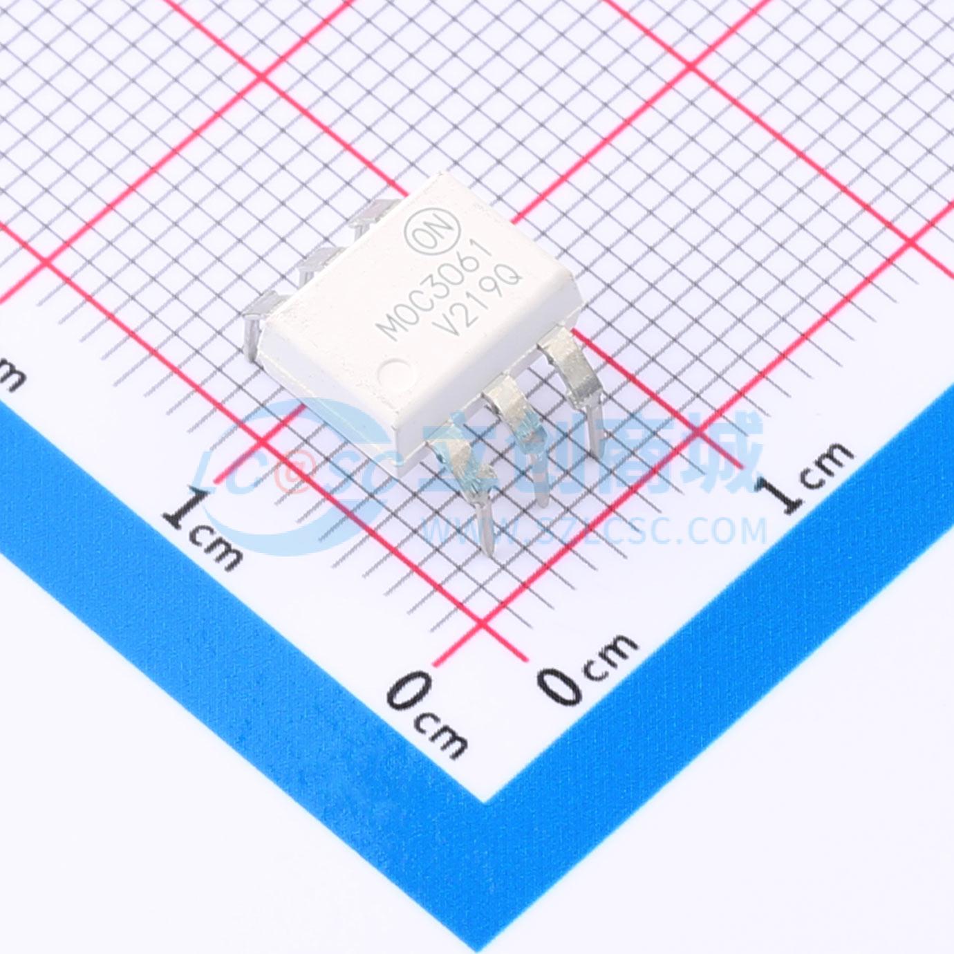 点击查看大图 MOC3061TVM实物图