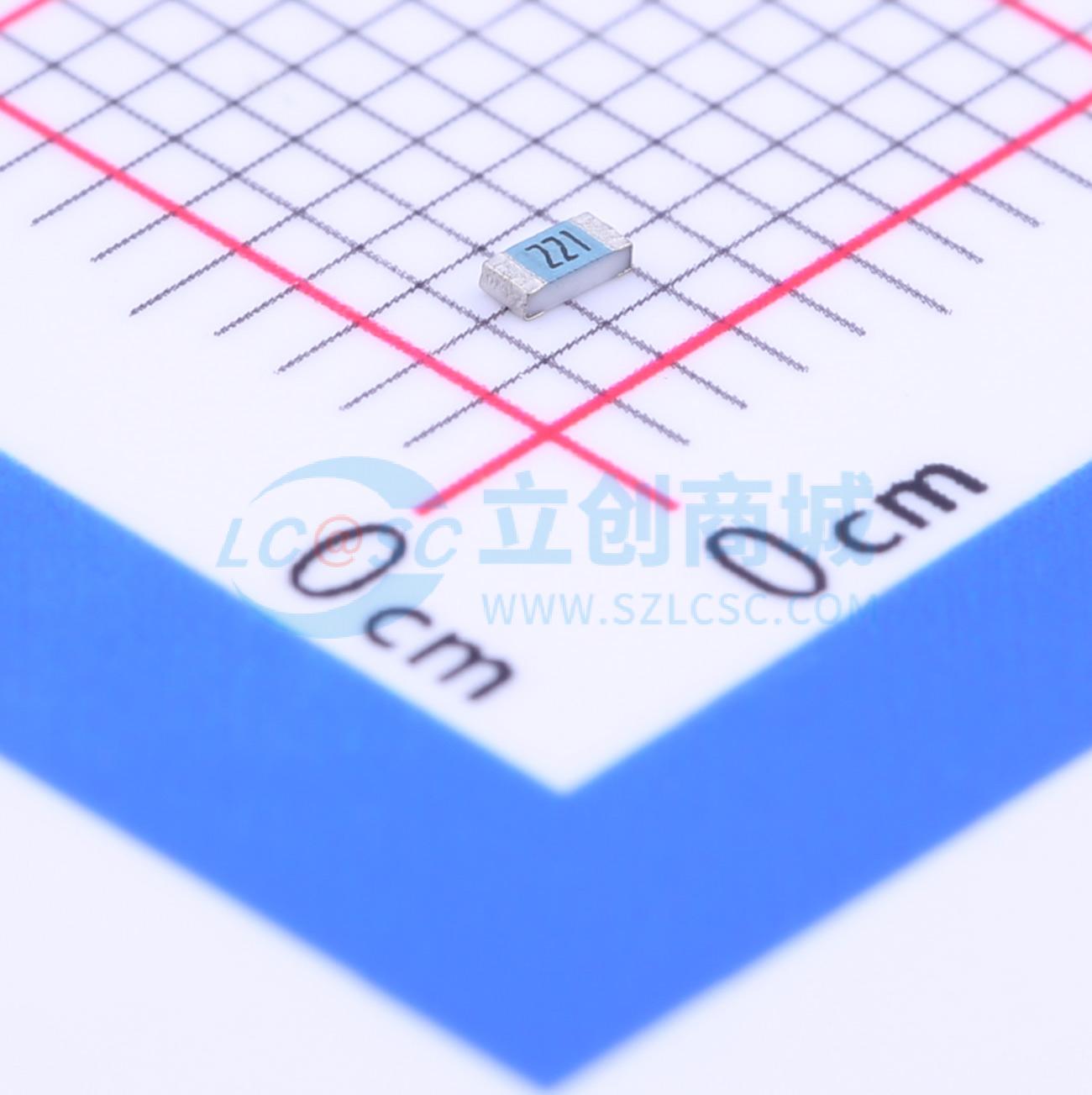 点击查看大图 RK73H1JTTD2200F实物图