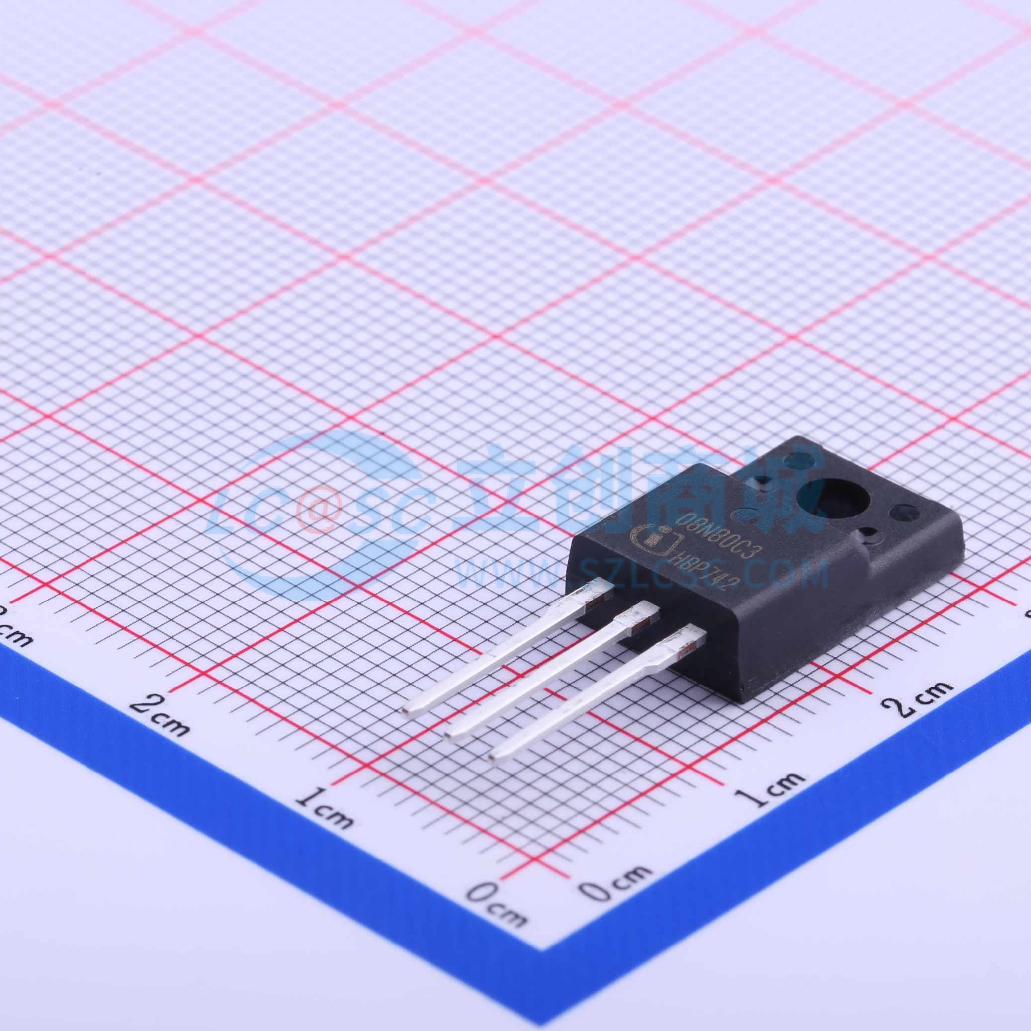 点击查看大图 SPA08N80C3实物图