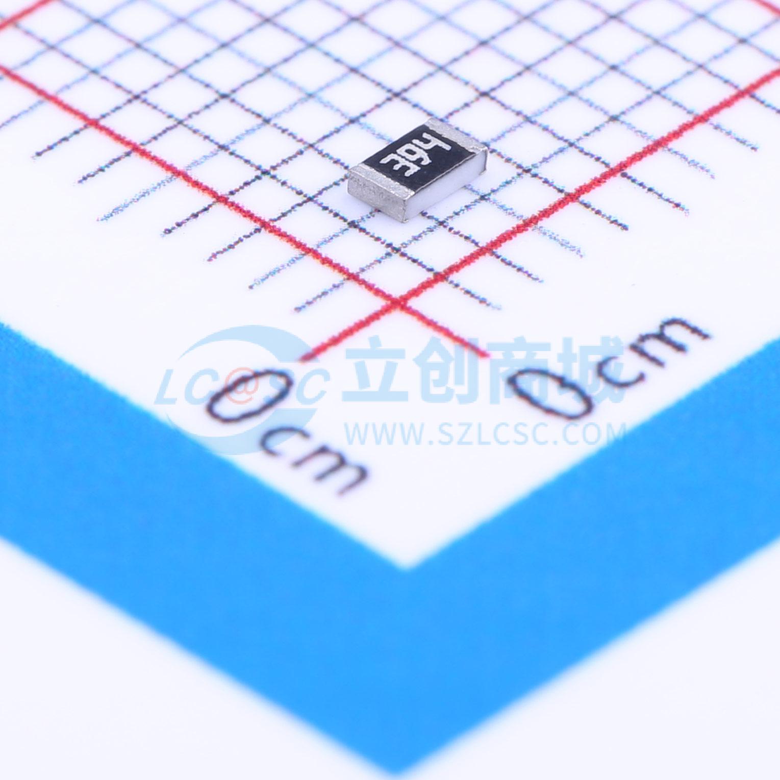 点击查看大图 RC0805JR-07390KL实物图