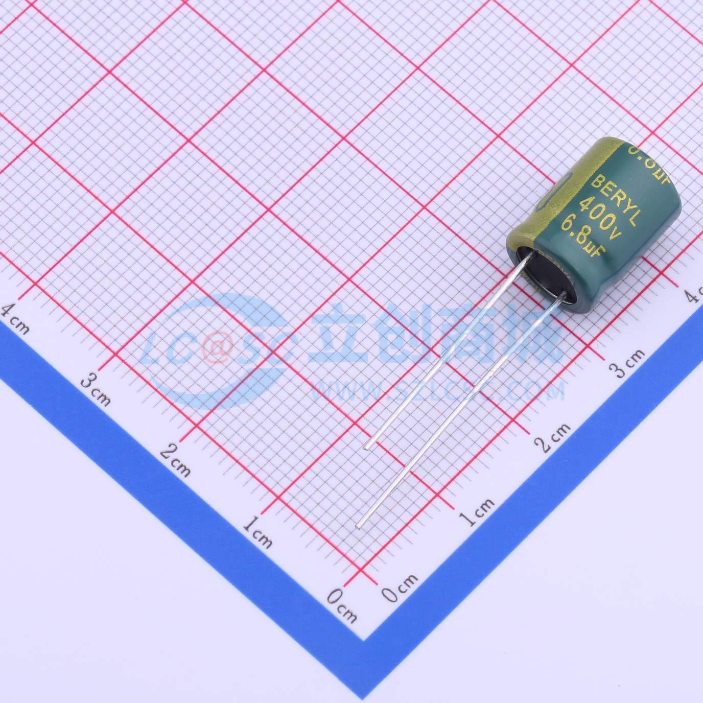 RC400M6R8LO10*13TH-2A1E实物图