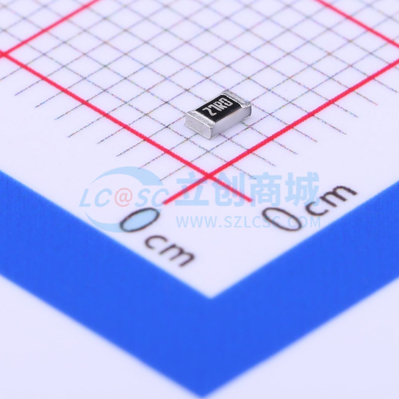 点击查看大图 CR0805-FX-27R0ELF实物图