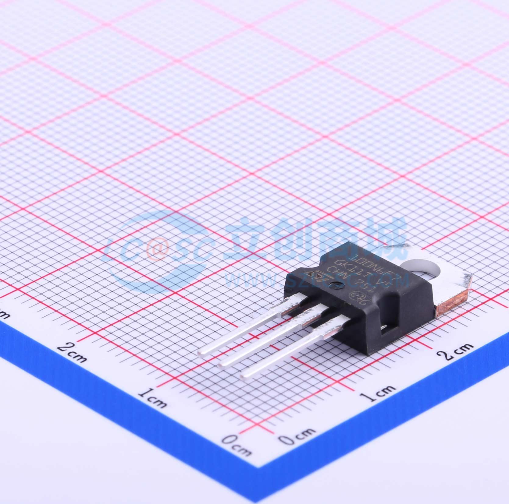点击查看大图 STP100N6F7实物图