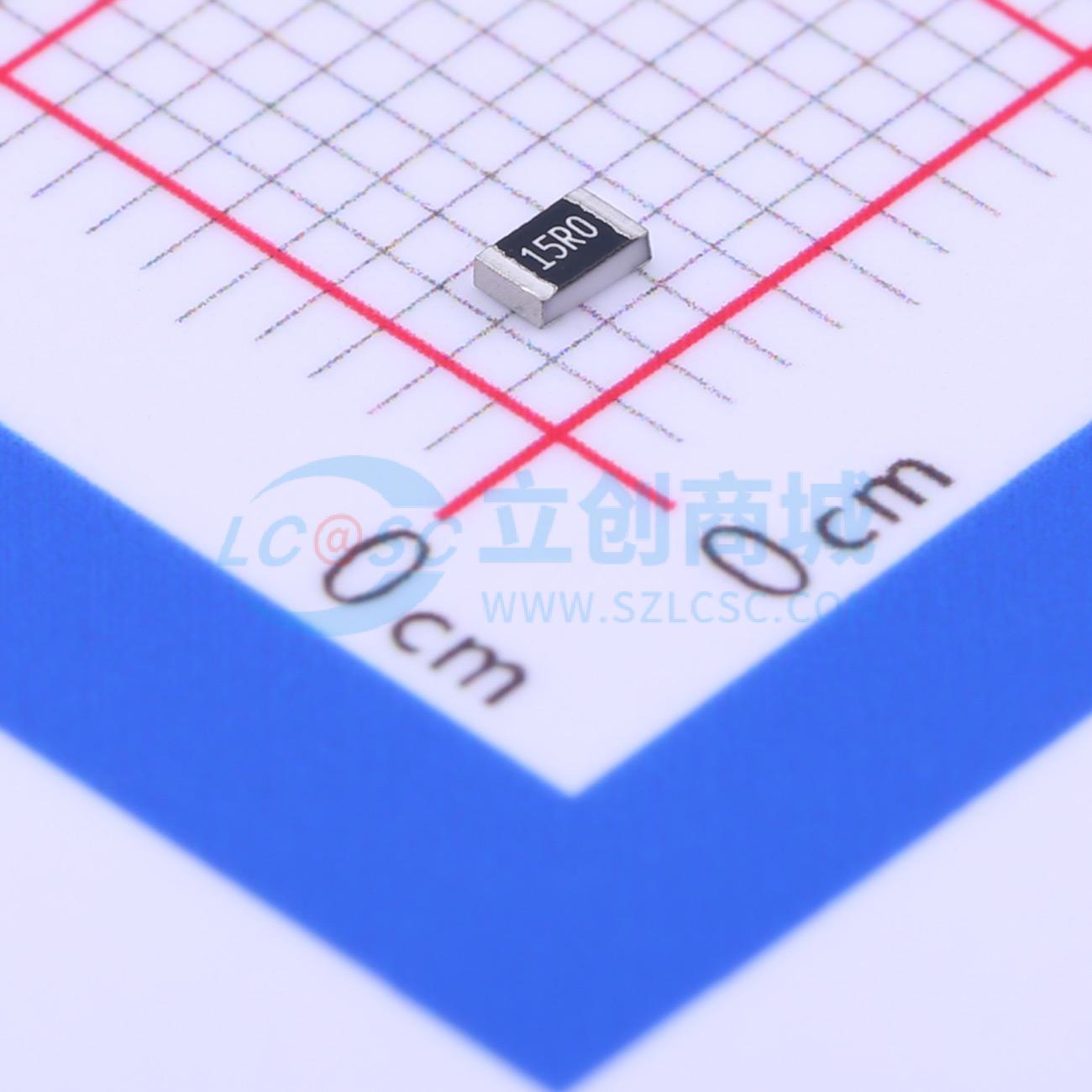 点击查看大图 AECR0805F15R0K9实物图