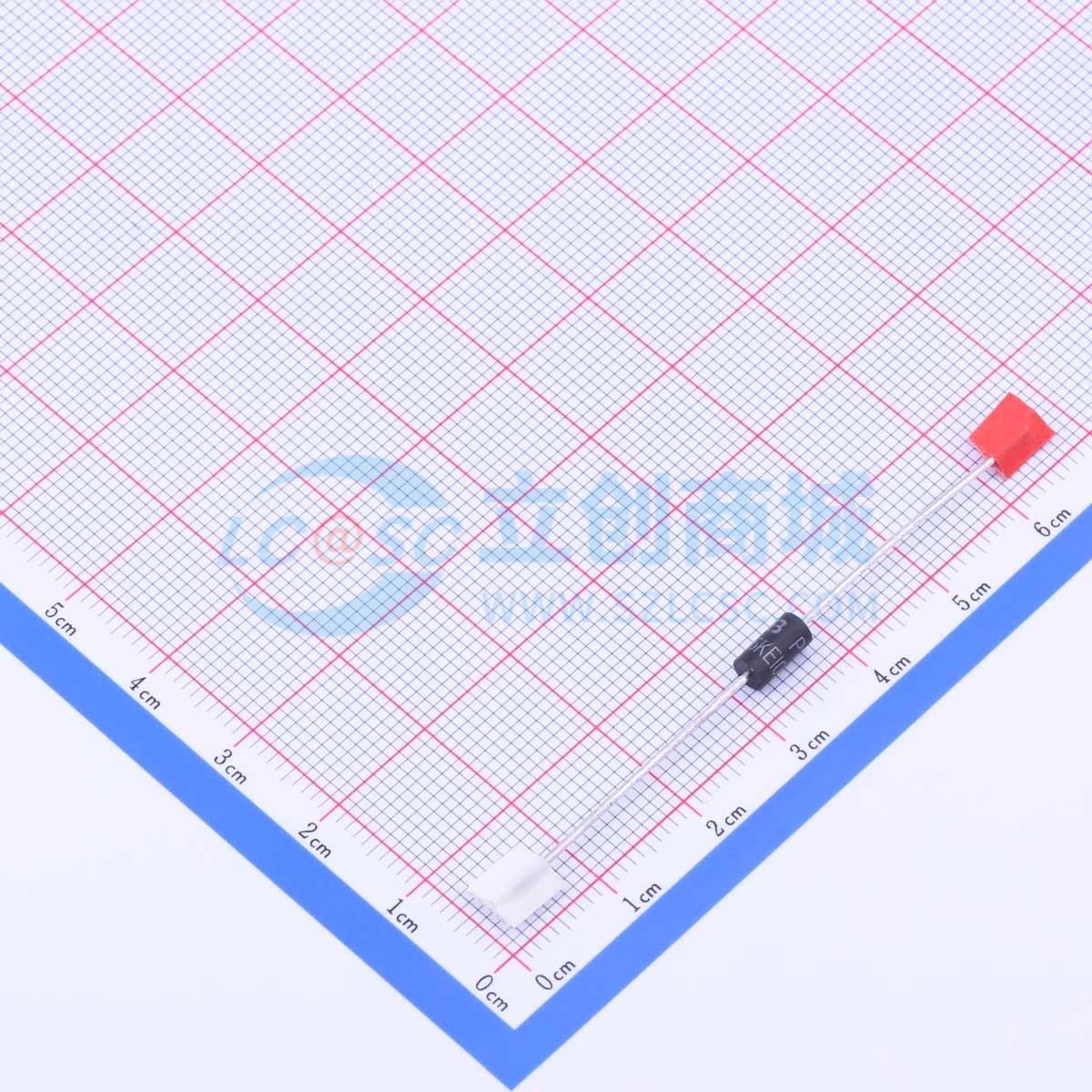 点击查看大图 P6KE100CA/B实物图