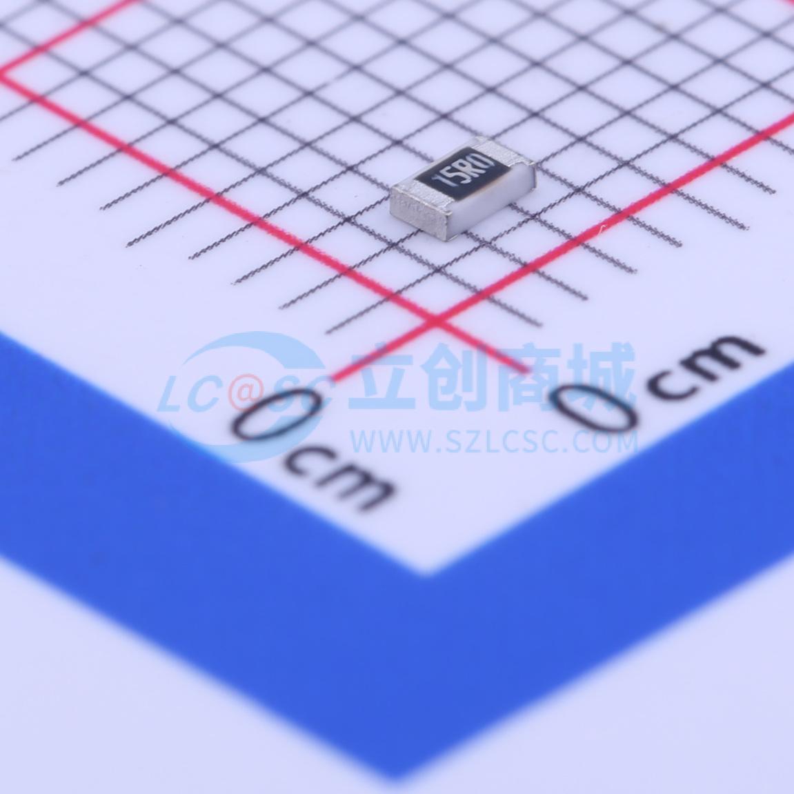 点击查看大图 WR08X15R0FTL实物图