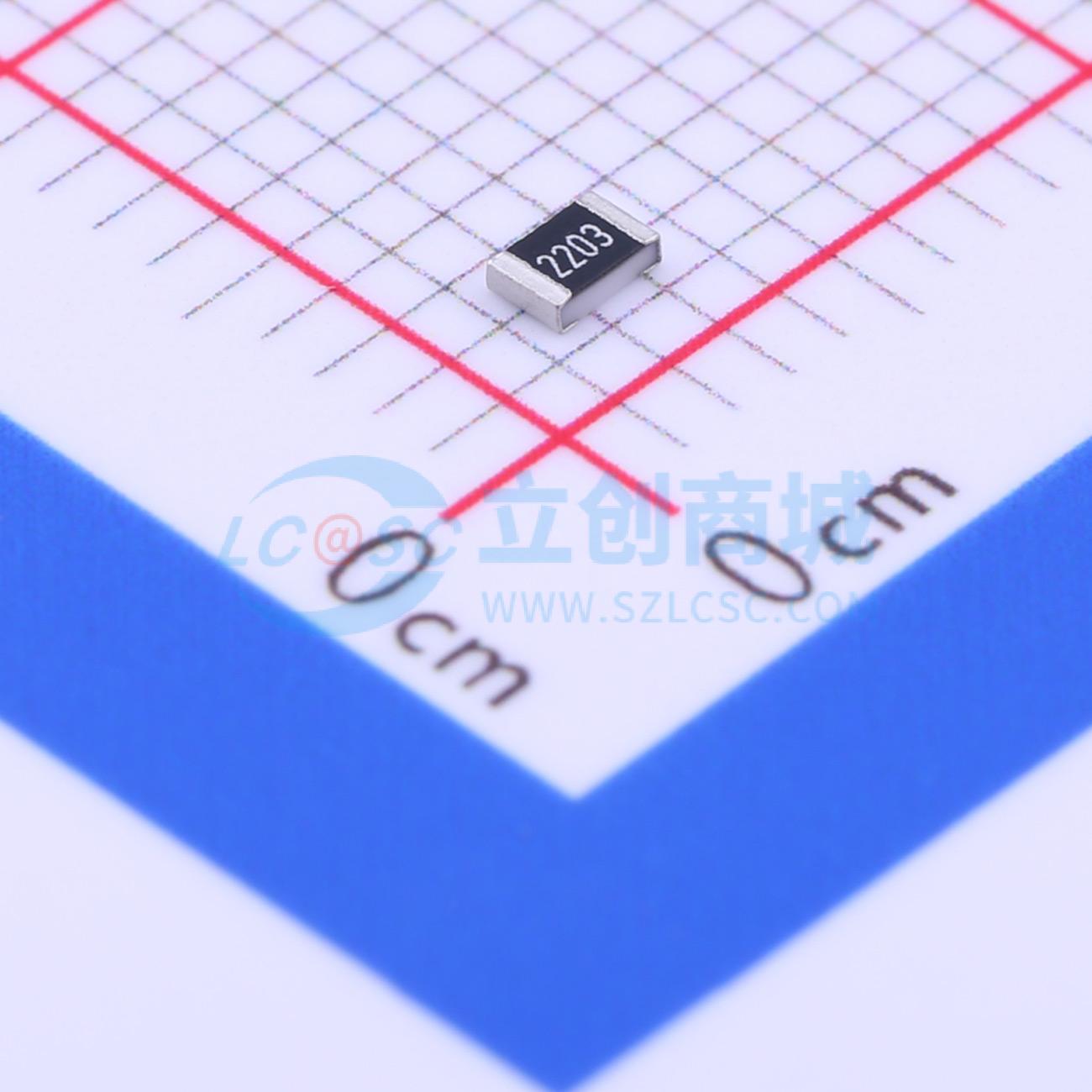 点击查看大图 AECR0805F220KK9实物图