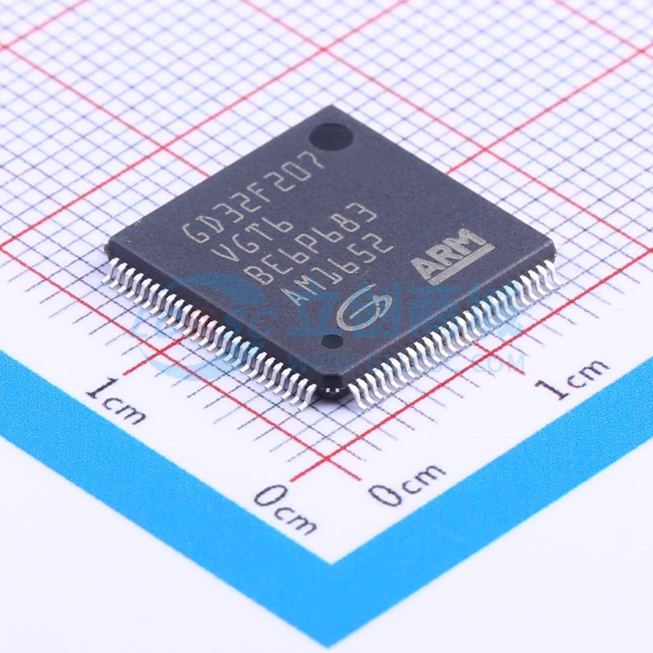 点击查看大图 GD32F207VGT6实物图