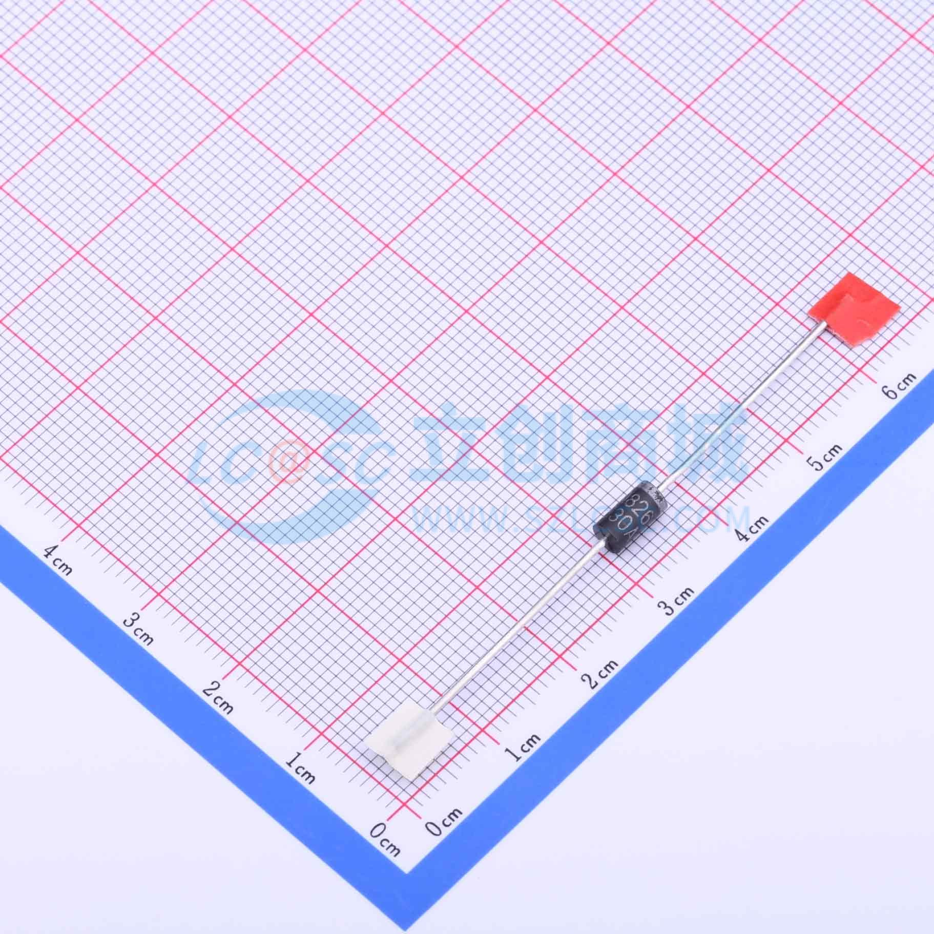 点击查看大图 P6KE30A/B实物图