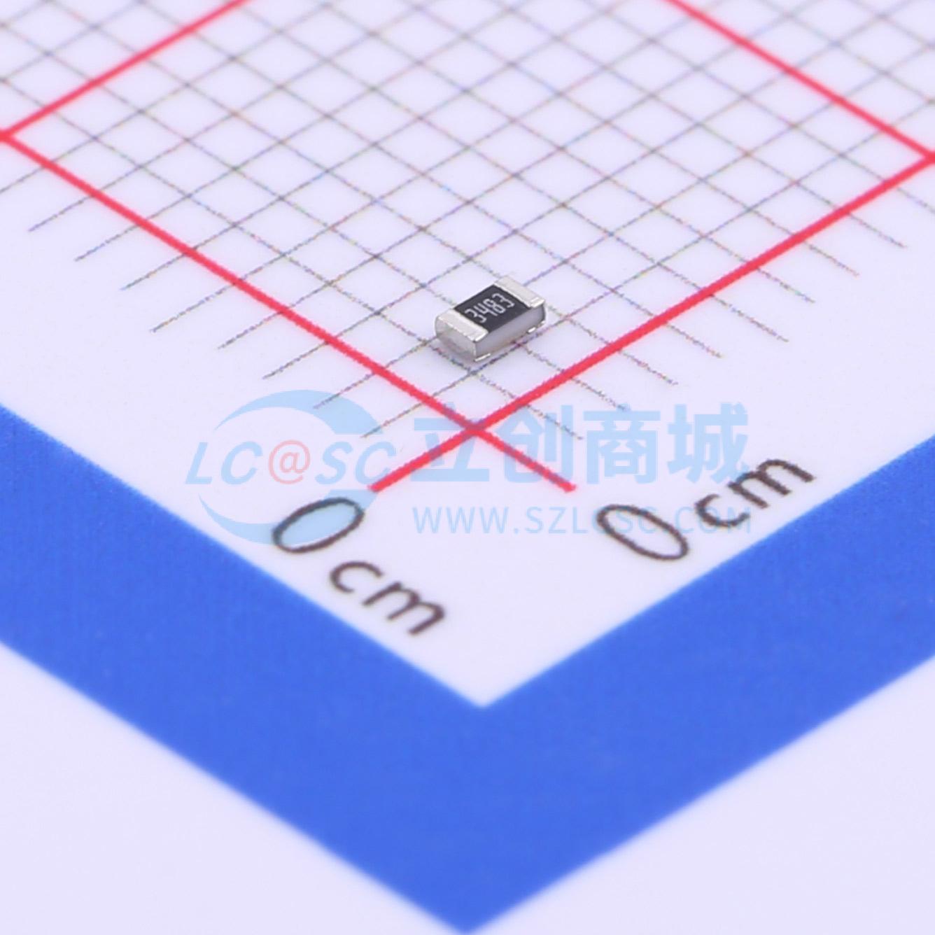 点击查看大图 HPCR0603F348KK9实物图