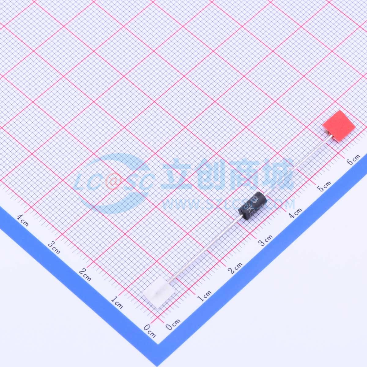 点击查看大图 P6KE16CA/B实物图