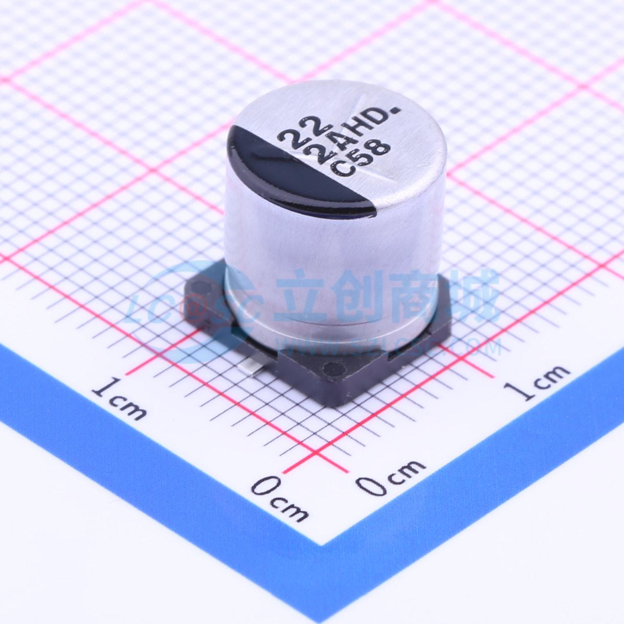 点击查看大图 EEEHD2A220P实物图