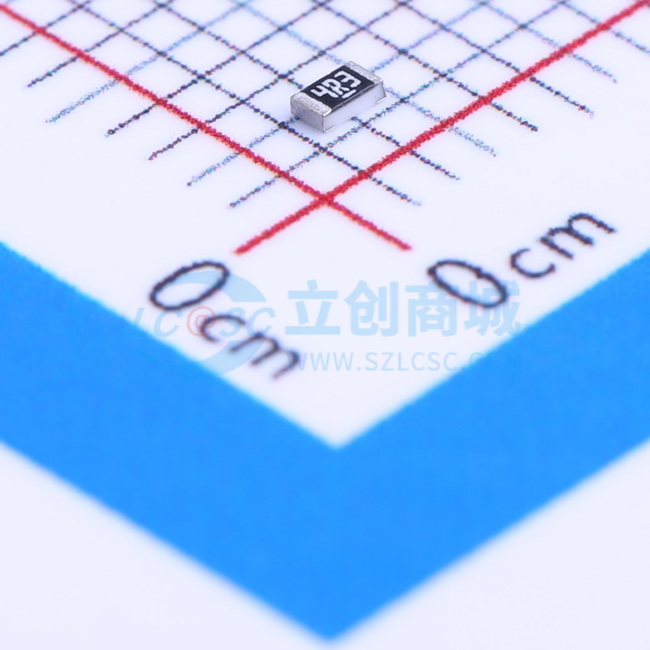 点击查看大图 RC0603FR-074R3L实物图