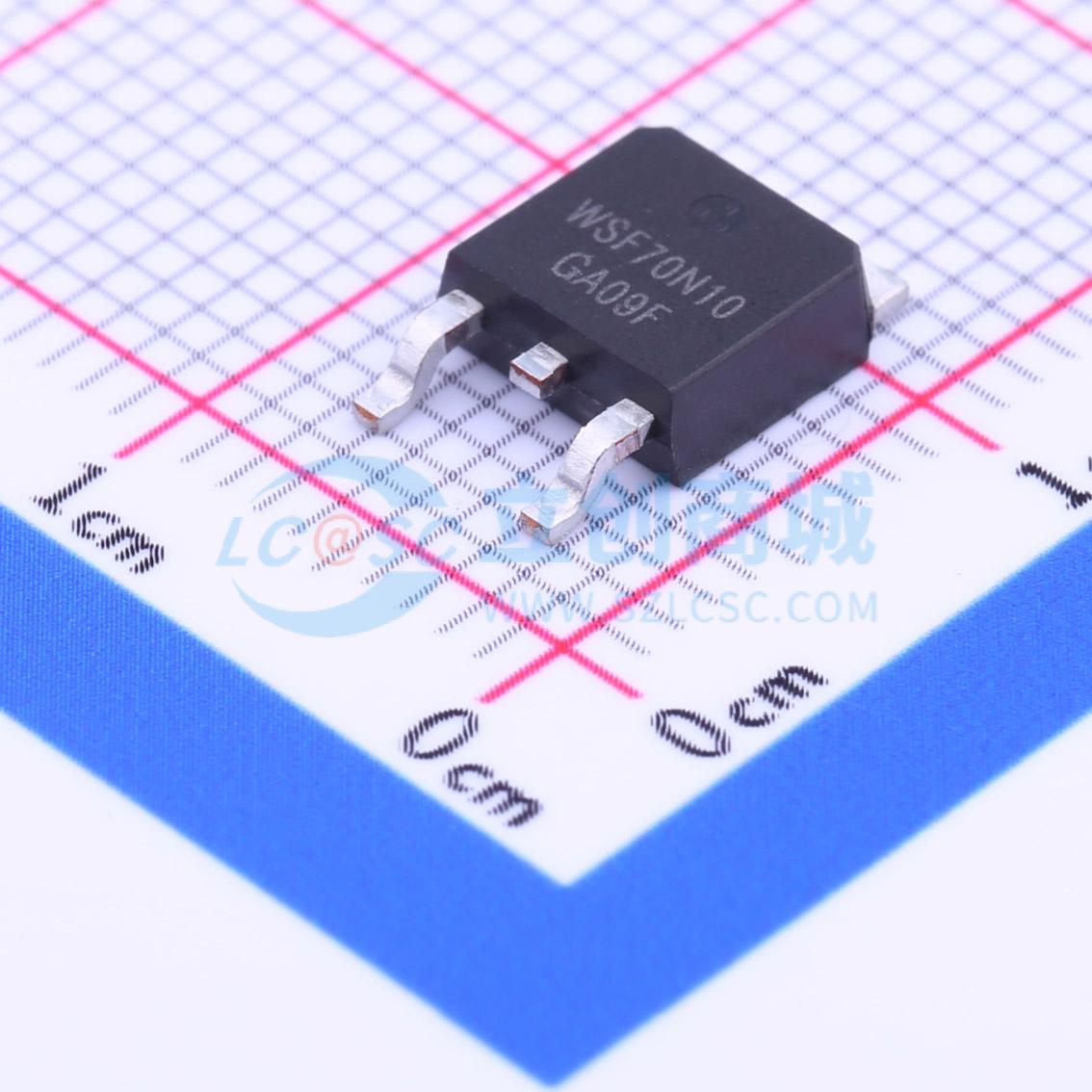 点击查看大图 WSF70N10实物图