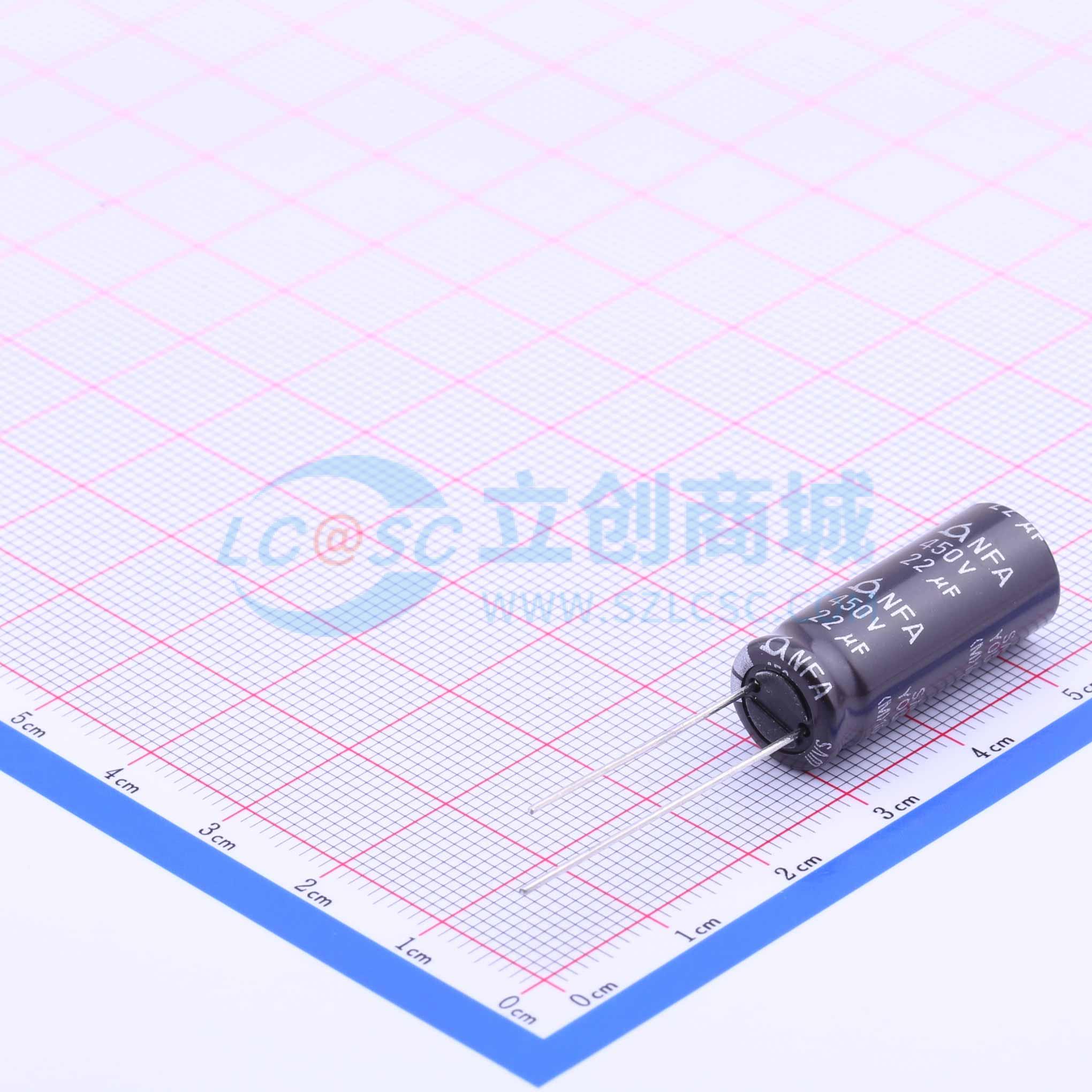 点击查看大图 NFA 450V22 10*25实物图
