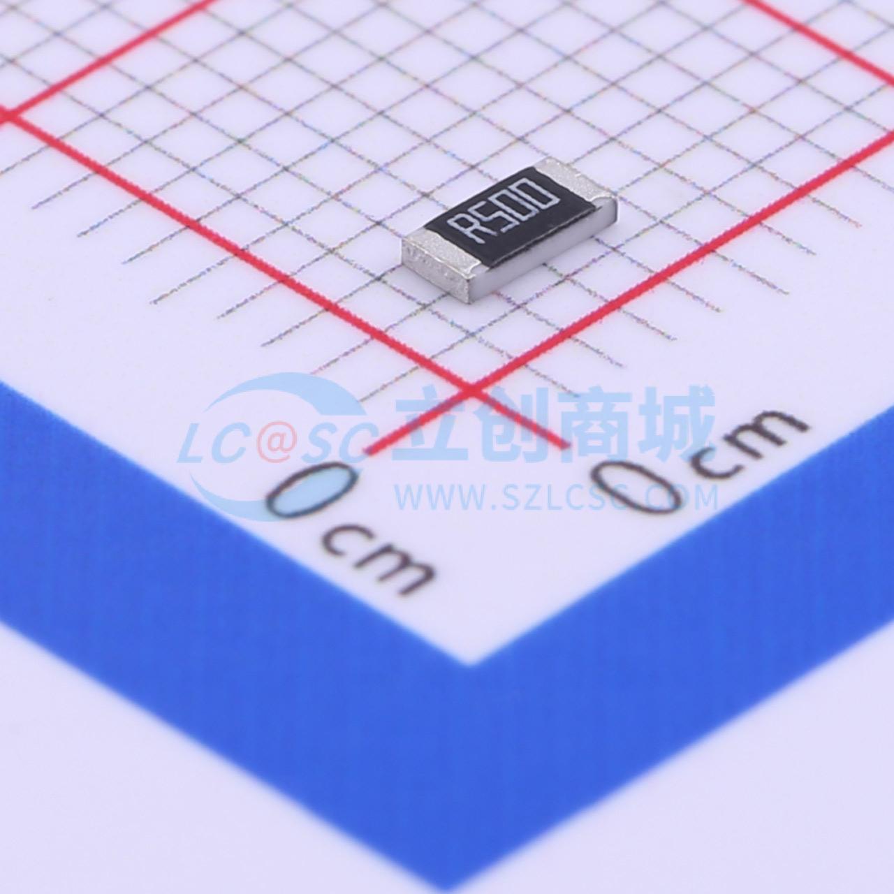 点击查看大图 RL1206JR-070R5L实物图