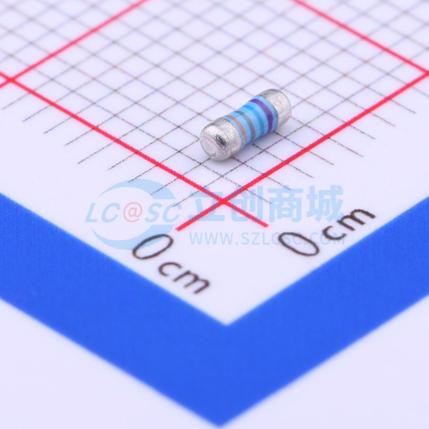 点击查看大图 MELF-MFR02041/4WS768KΩFT50实物图