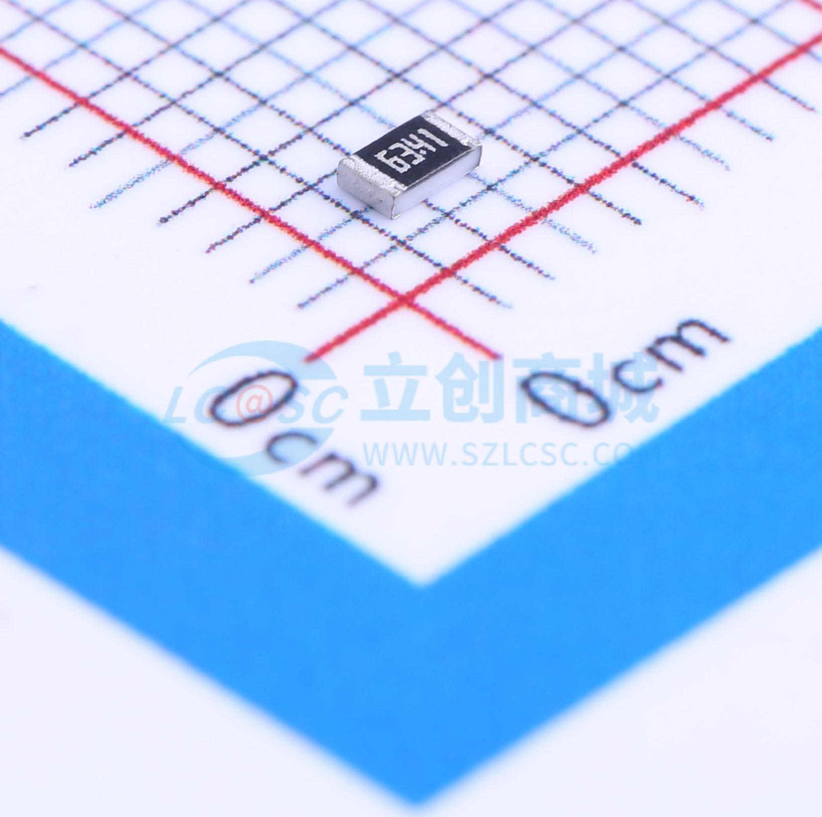 点击查看大图 RC0805FR-076K34L实物图