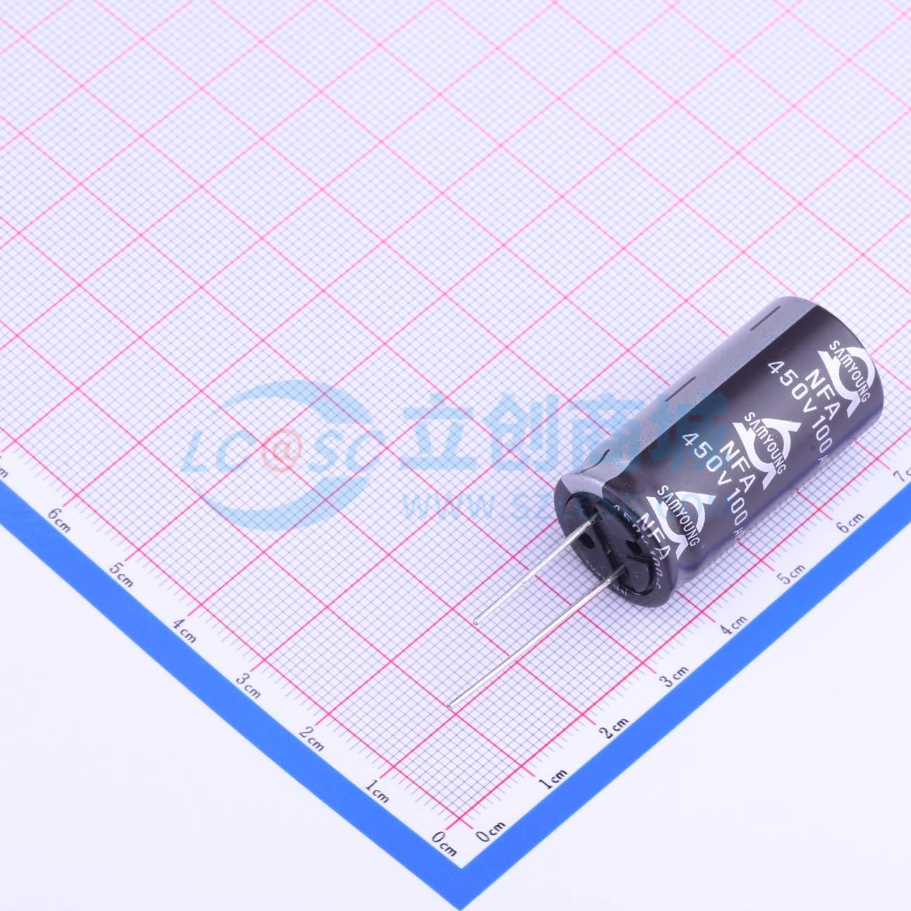 NFA450V100M18*35.5 L0实物图