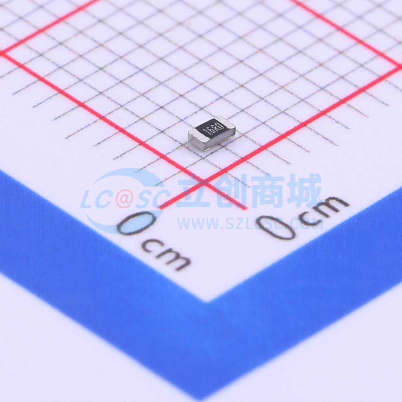 点击查看大图 HPCR0603F16R0K9实物图