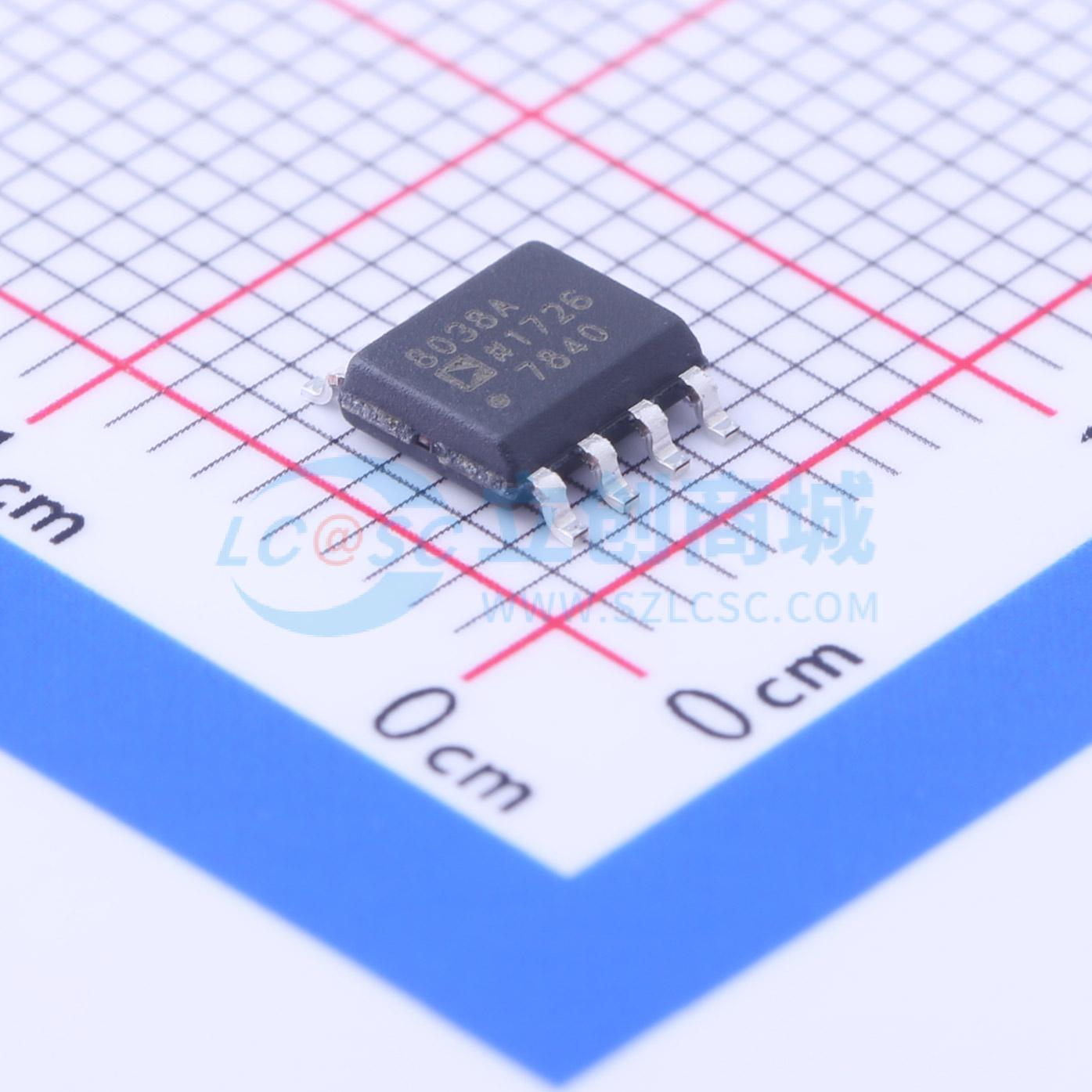 点击查看大图 AD8038ARZ-REEL7实物图