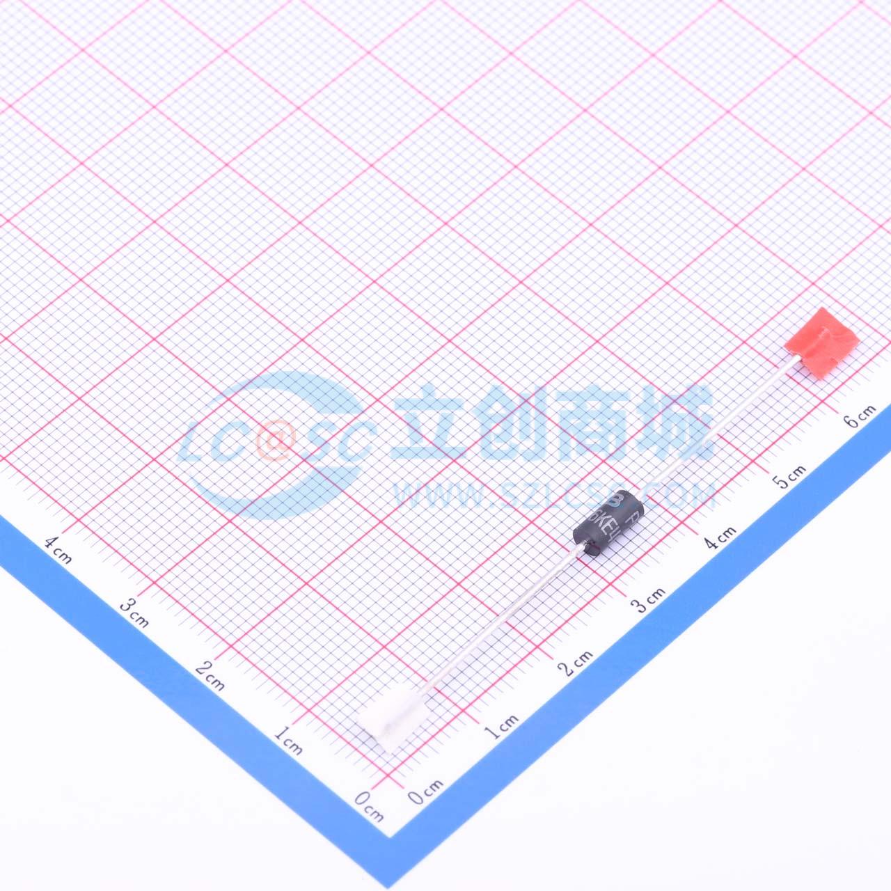 点击查看大图 P6KE400CA/B实物图