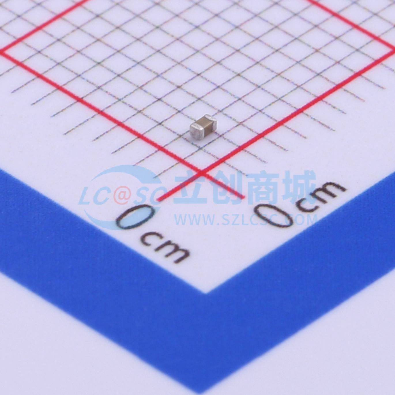 点击查看大图 CS0402KRX7R8BB104实物图