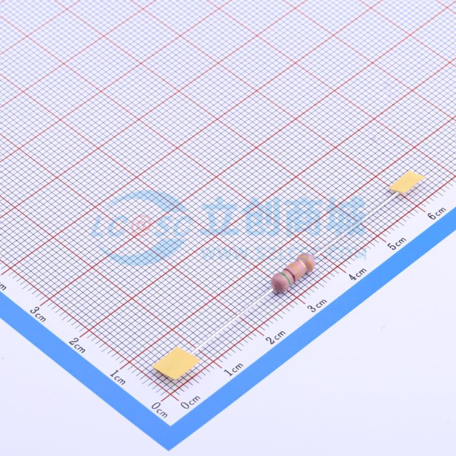 点击查看大图 RI40-1/2W-510KΩ ±5% T实物图
