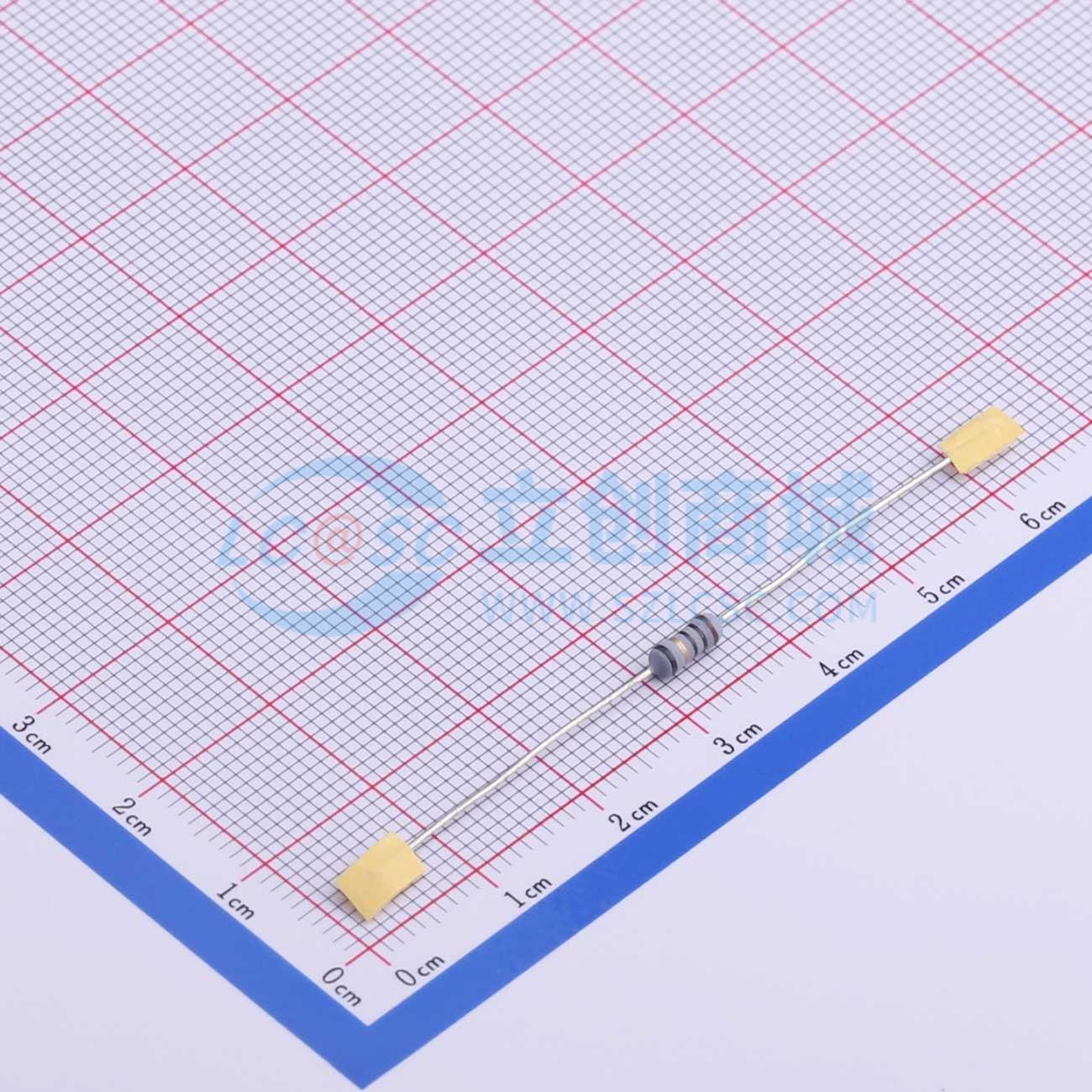 点击查看大图 FR1/4W-10Ω±5%实物图