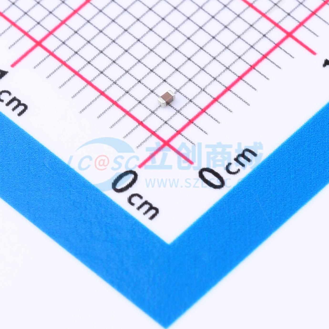 点击查看大图 CGA2B1X7R1V154K050BC实物图