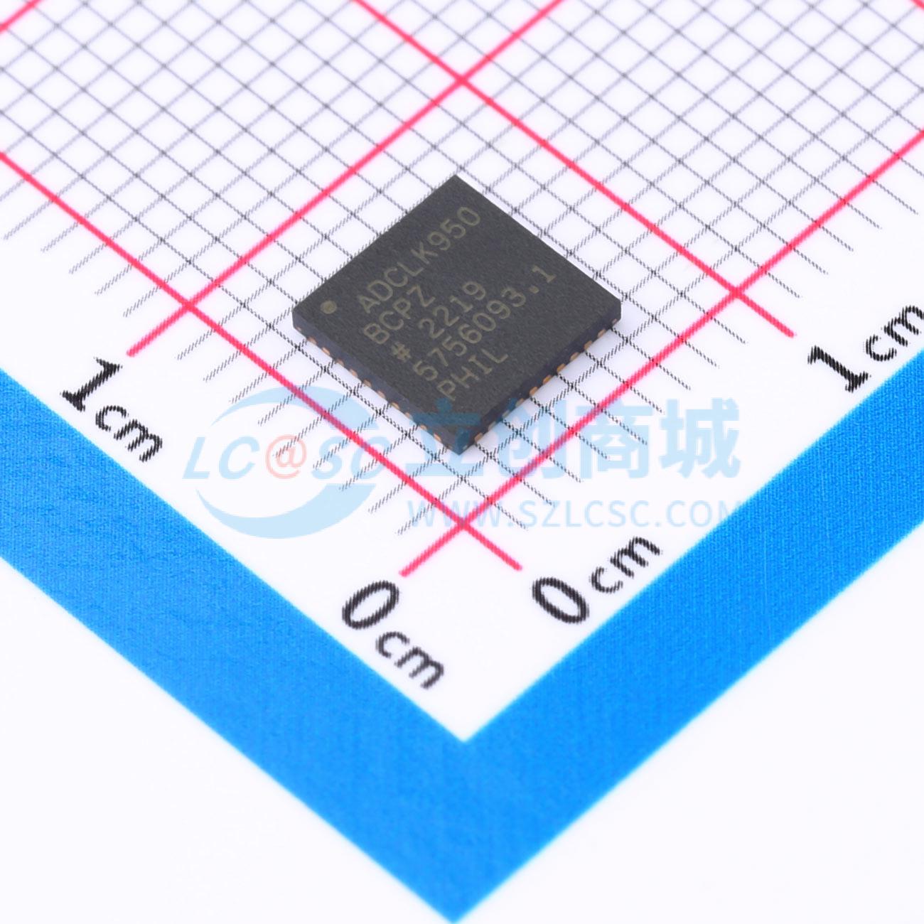 点击查看大图 ADCLK950BCPZ实物图