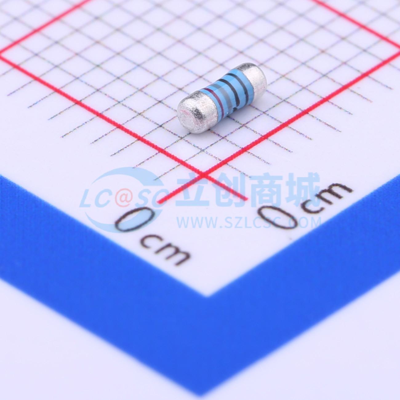 点击查看大图 MELF-MFR02041/4WS280ΩFT50实物图