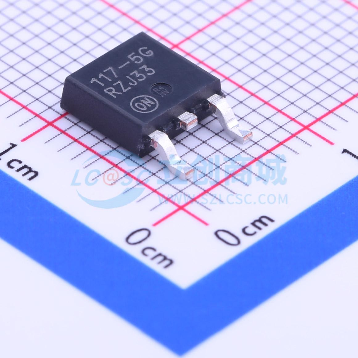 NCP1117DT50RKG实物图