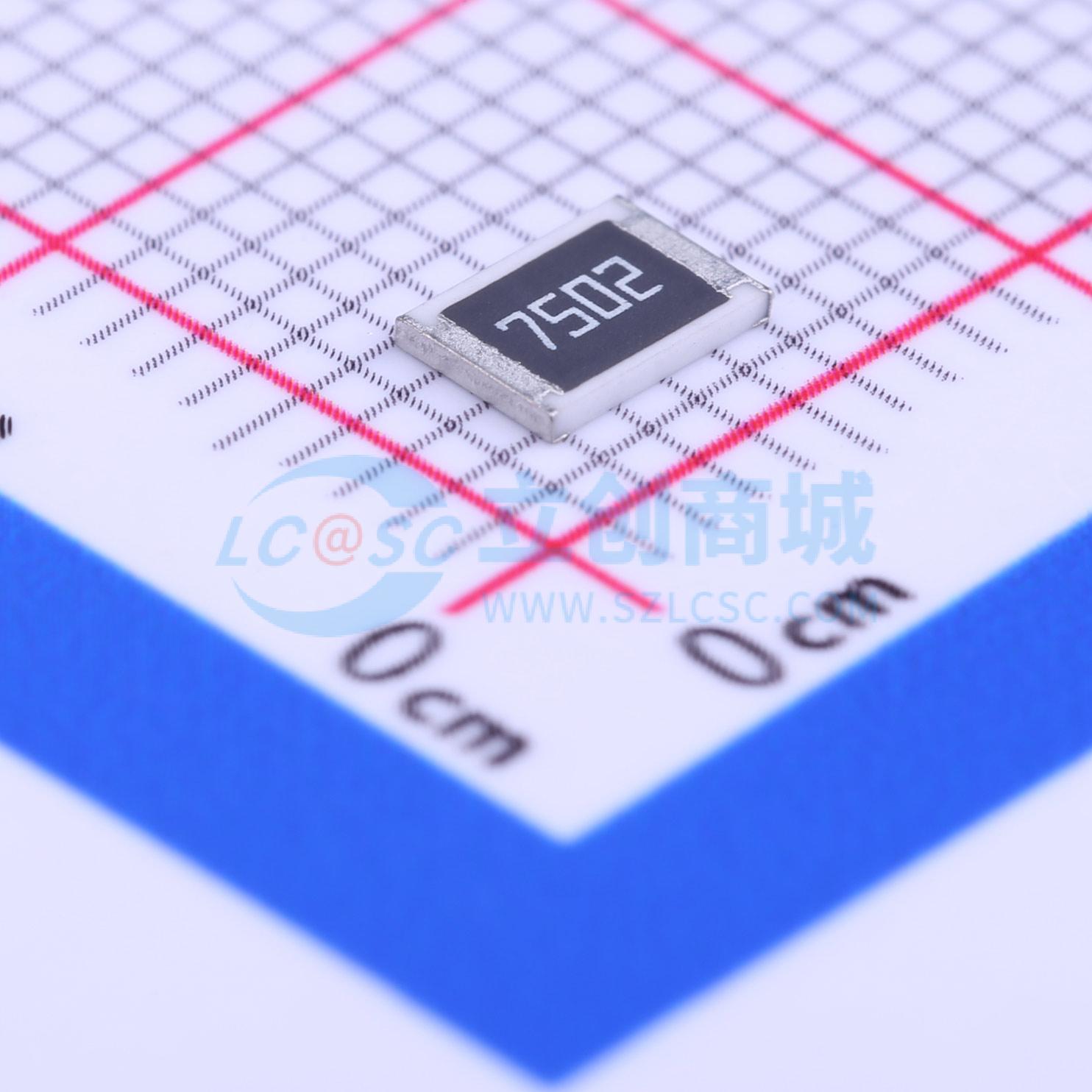 点击查看大图 CR1812F75K0E04Z实物图