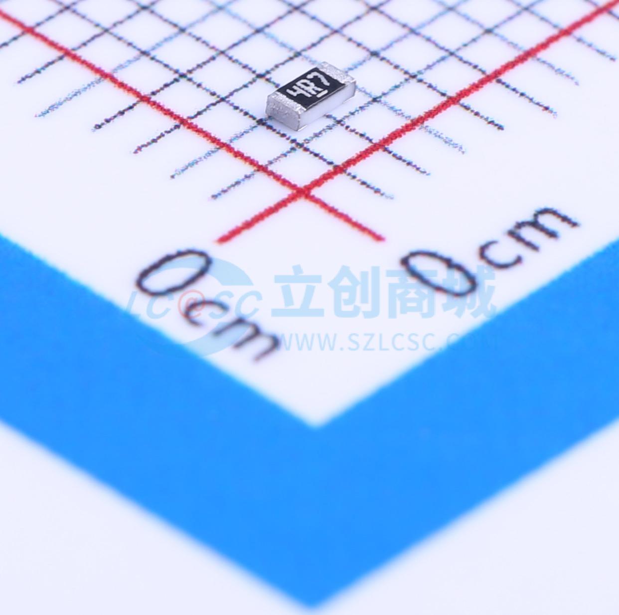 点击查看大图 RC0603FR-074R7L实物图