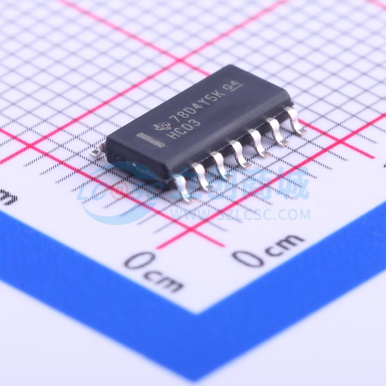 点击查看大图 SN74HC03DR实物图