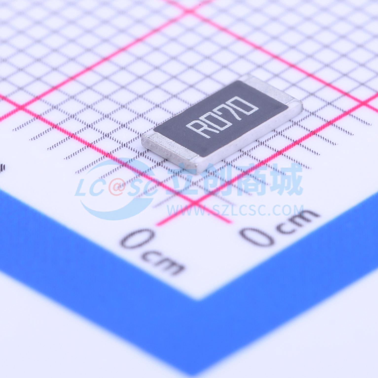 点击查看大图 CR2512JR070E04R实物图