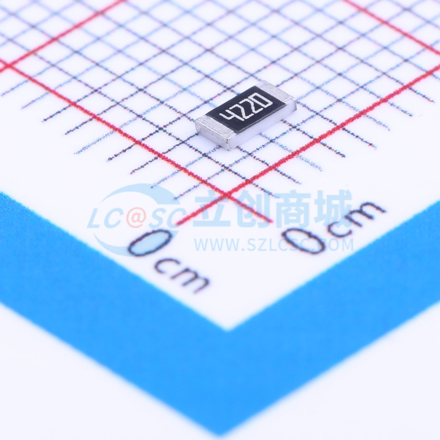 点击查看大图 RC1206FR-07422RL实物图