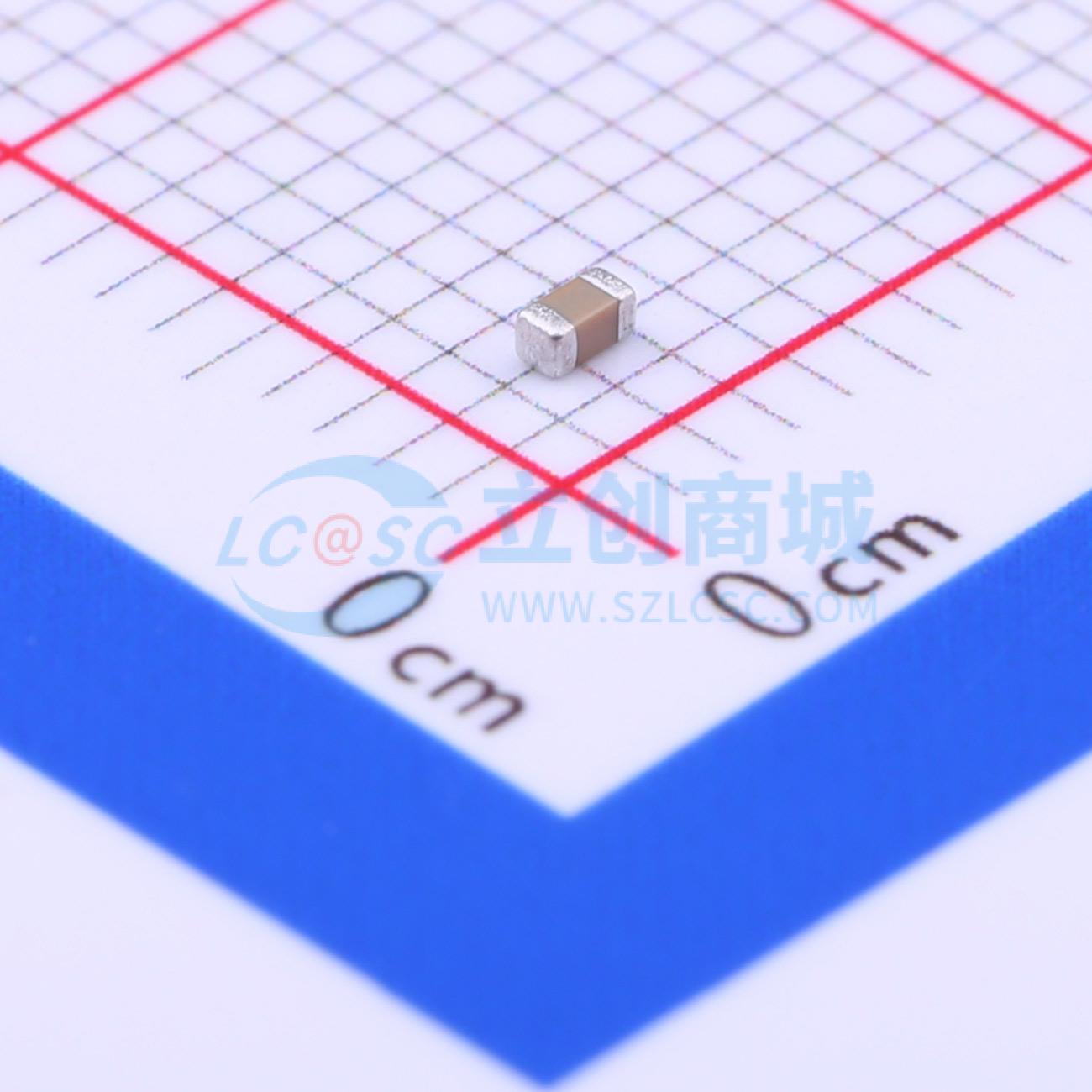 0603B103K250CT实物图