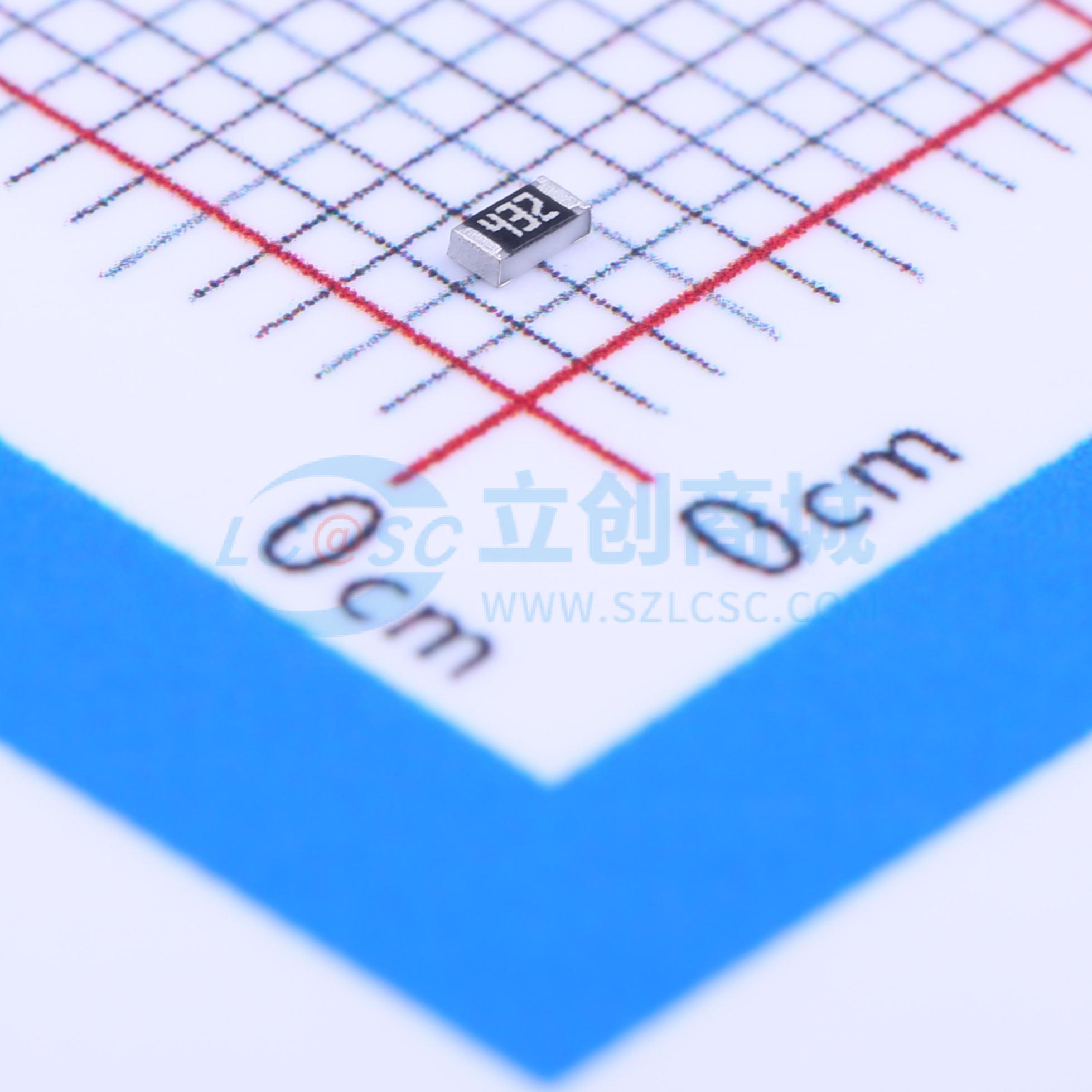 点击查看大图 RC0603JR-074K3L实物图
