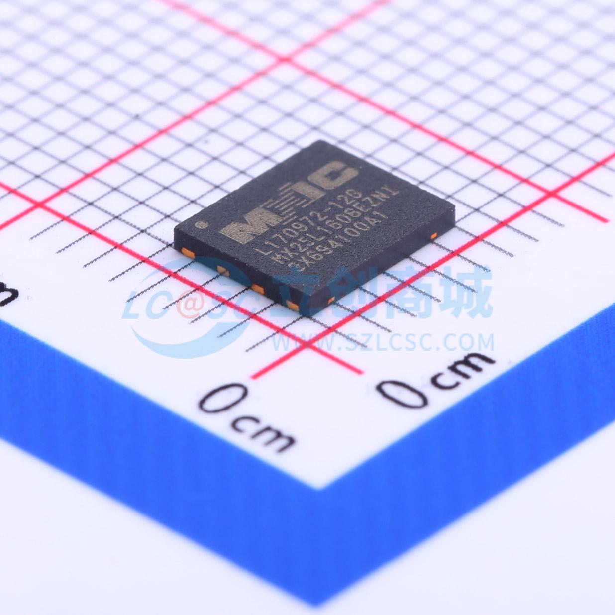 点击查看大图 MX25L1606EZNI-12G实物图