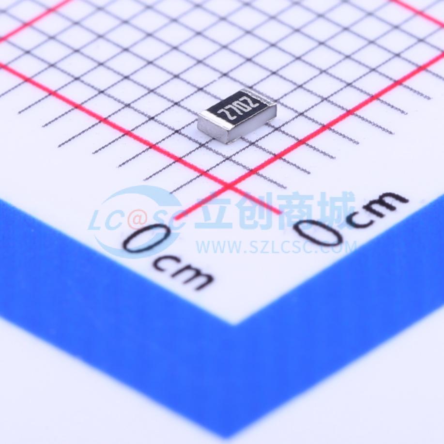 AC0805FR-0727KL实物图