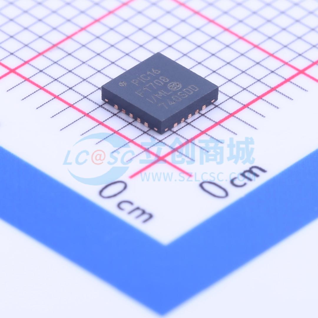 PIC16F1708-I/ML实物图