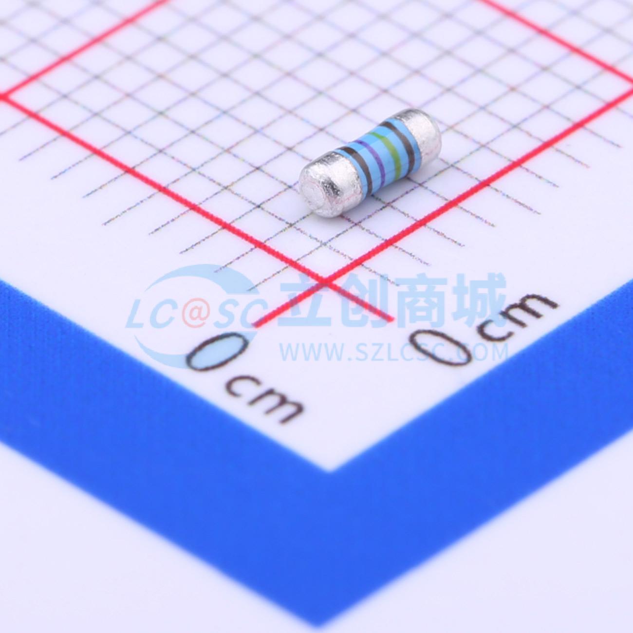 点击查看大图 MELF-MFR02041/4WS1.74KΩFT50实物图