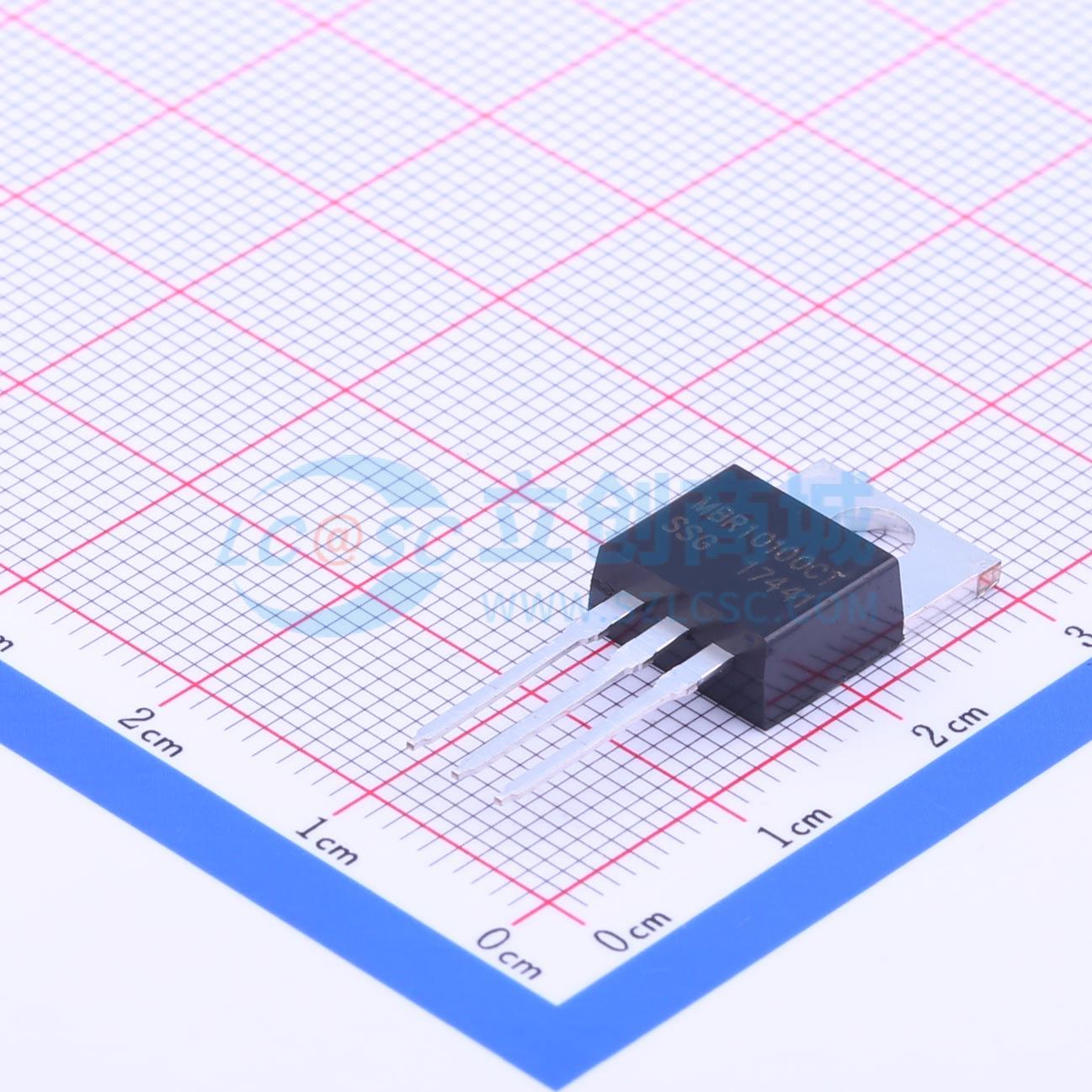 点击查看大图 MBR10100CT实物图