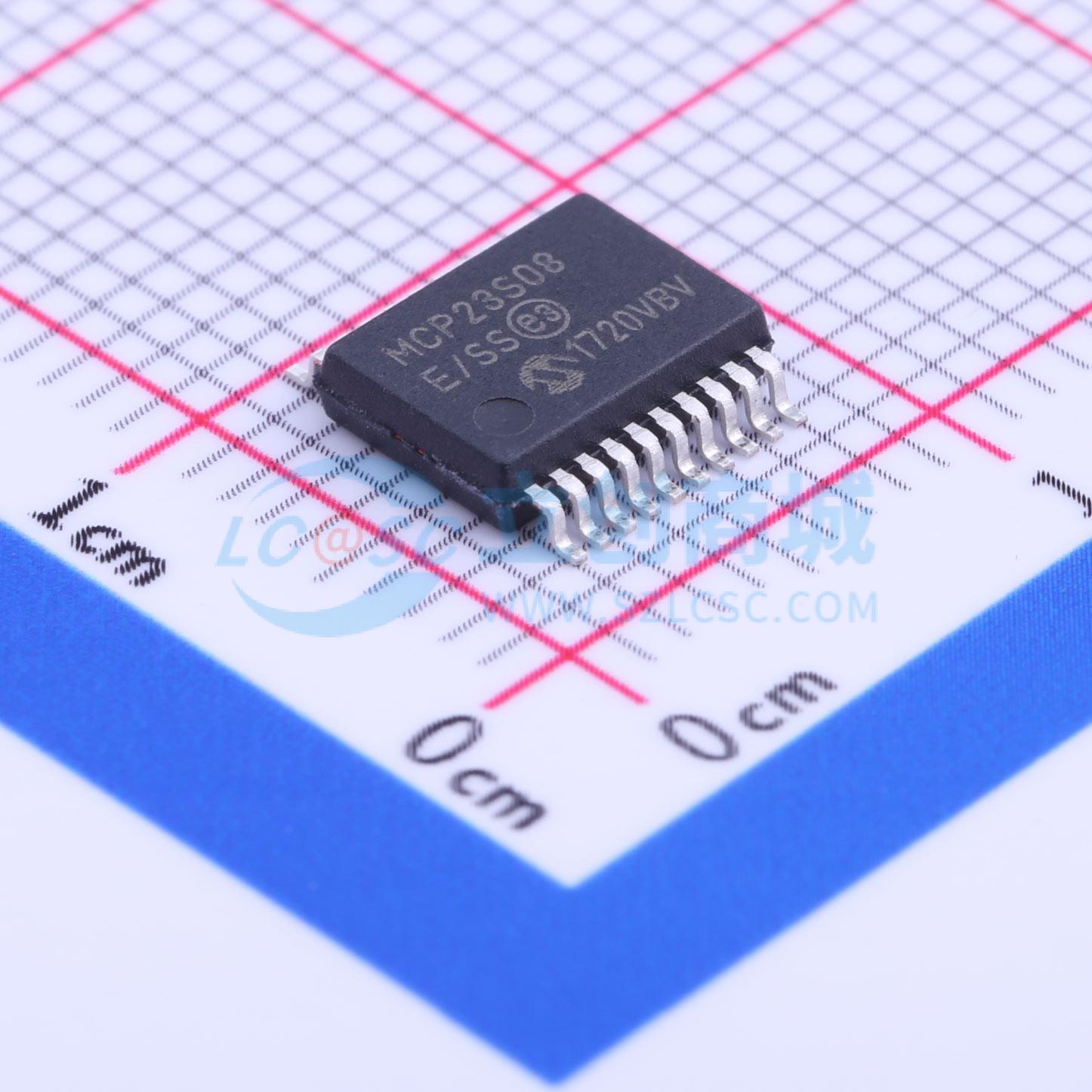 点击查看大图 MCP23S08T-E/SS实物图