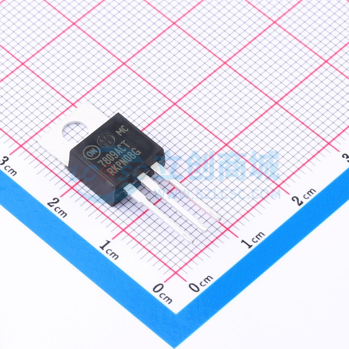点击查看大图 MC7809ACTG实物图